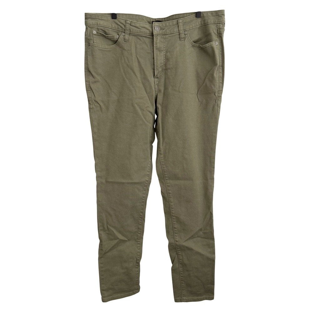 Express Denim Super Skinny Jeans Green Pants Workwear Office Streetwear Casual